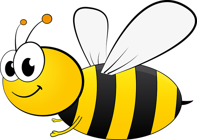 cartoon bee buzz words buzzwords