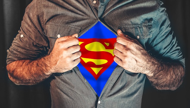 man with super powers