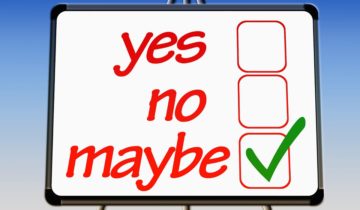 yes no maybe checklist